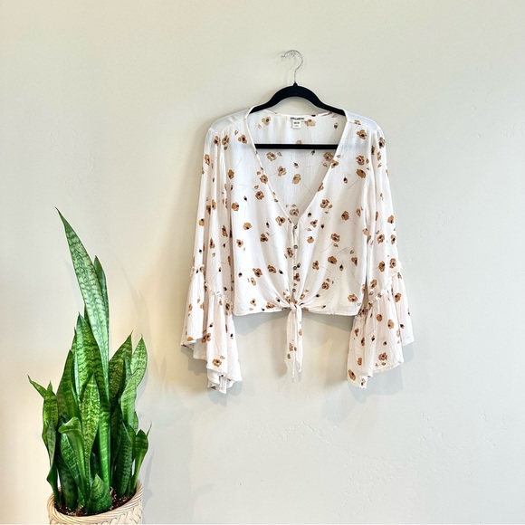 Billabong long-sleeve floral blouse - Picture 4 of 10